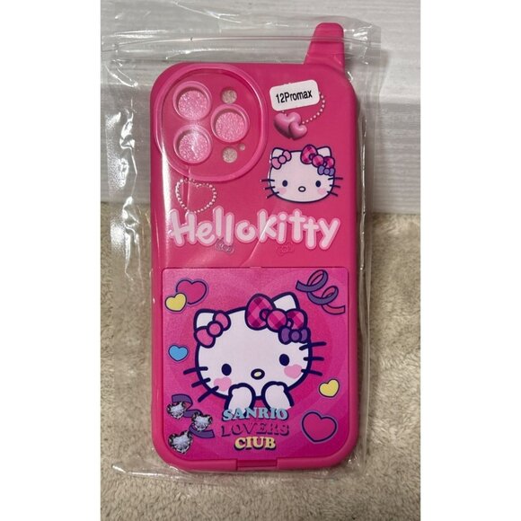 Hello Kitty Sanrio Lovers Club iPhone 12 Pro Max Case Pink TPU - Picture 2 of 4